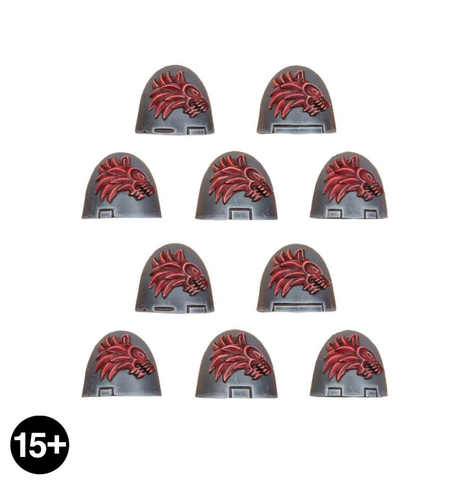 Space Wolves MKVI Shoulder Pads